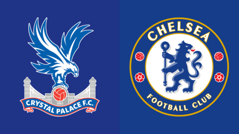 Crystal Palace and Chelsea club badges