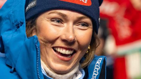 Mikaela Shiffrin at the Alpine World Ski Championships in Austria