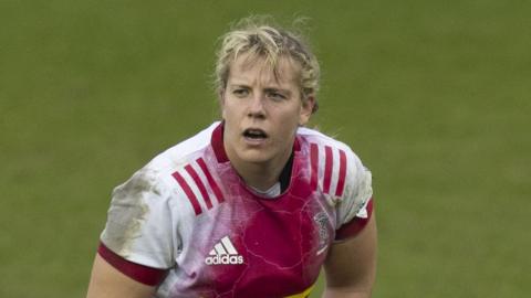 Harelquins prop Vickii Cornborough