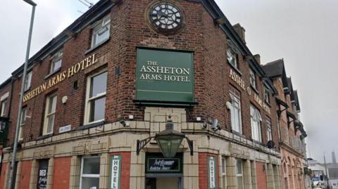 A google maps photo of the Assheton Arms Hotel