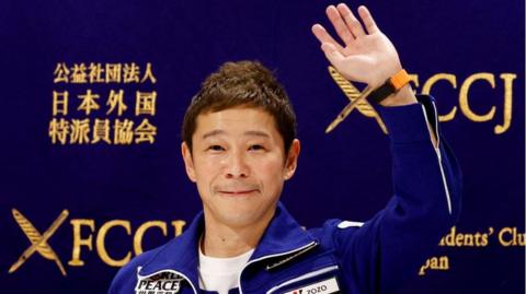 Japanese billionaire Yusaku Maezawa