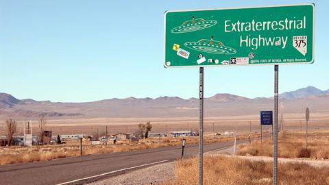 The "Extraterrestrial Highway" in Nevada