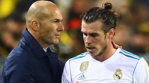 Zinedine Zidane and Gareth Bale