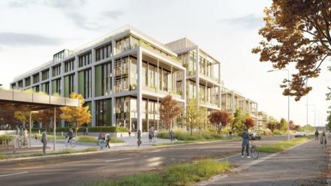 CGI of Edinburgh Green development