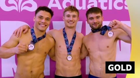 Jordan Houlden, Jack Laugher and Daniel Goodfellow