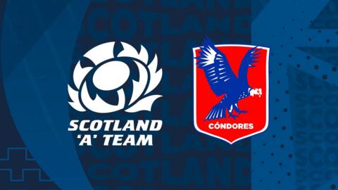 Scotland A and Chile badges