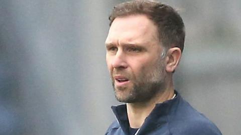 Birmingham City boss John Eustace will miss the final game of his first season in charge