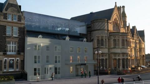 Proposed redevelopment of Old College, Aberystwyth