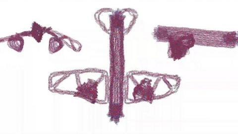 DNA structures in the shape of a plane