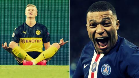 Haaland and Mbappe