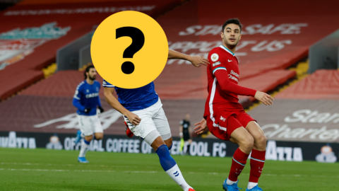 Who scored the first goal in Everton's famous win at Anfield?