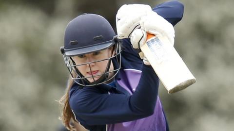 Scotland's Sarah Bryce in action