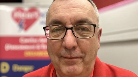 Heartstart Malvern chairman Richard Vakis-Lowe