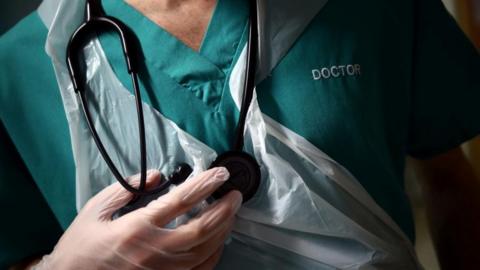 Picture of doctor with stethoscope