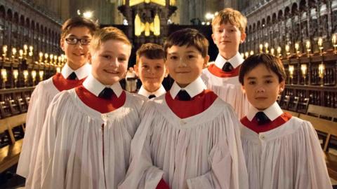 King's College Choir singers