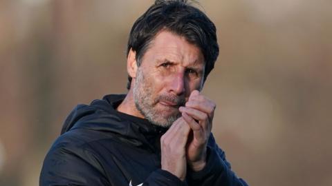 Colchester United boss Danny Cowley