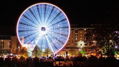 The Big wheel in Edinburgh