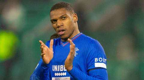 Dujon Sterling claps Rangers' fans