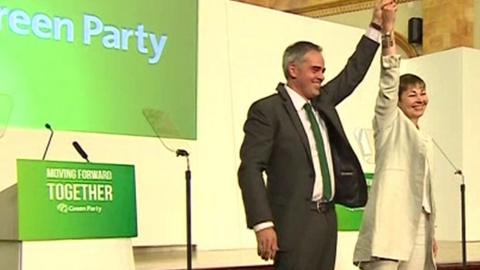 Jonathan Bartley and Caroline Lucas