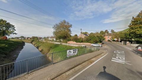 A bridge over a small river in Somerset 