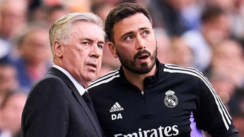 Carlo Ancelotti and David Ancelotti