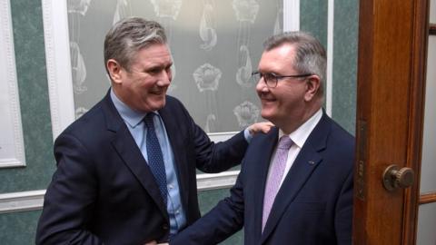 Sir Keir Starmer and Sir Jeffrey Donaldson