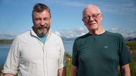 Pàdruig MacCuidhein agus athair Graham