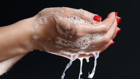 Soapy hands