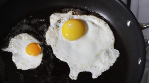 Fried eggs