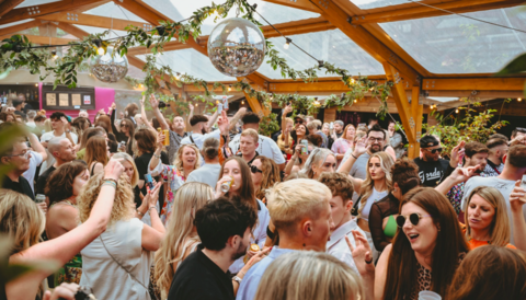 The public garden and events space opened in 2023