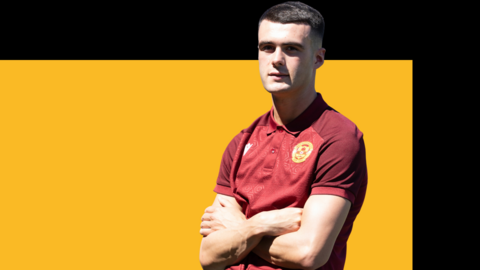 Motherwell midfielder Lennon Miller