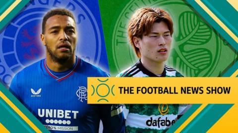 Rangers' Cyriel Dessers and Celtic's Kyogo Furuhashi