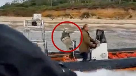 Man jumps off boat whilst being pursued by UK Border Force