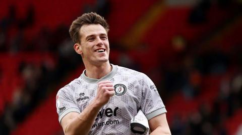 Manchester United goalkeeper Radek Vitek made 41 appearances on loan at Bristol City