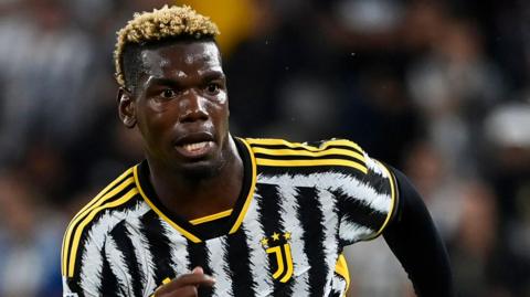 Paul Pogba playing for Juventus