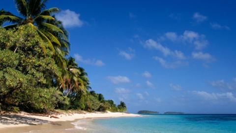 Beach on Marshall Islands