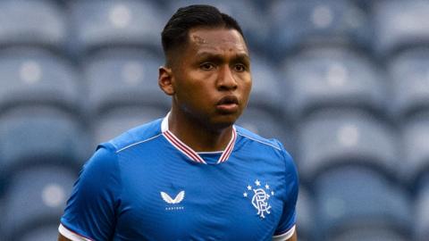 Rangers striker Alfredo Morelos