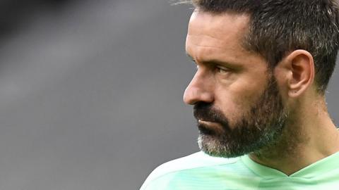 Scott Carson in action for Manchester City