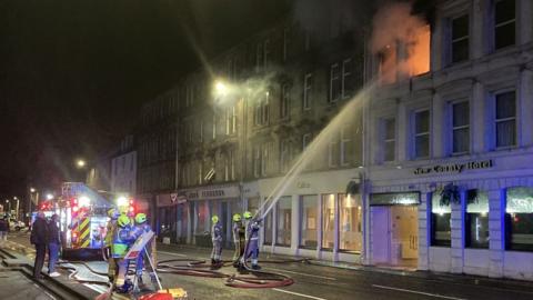 New County Hotel fire