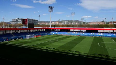Johan Cruyff Stadium in Barcelona.