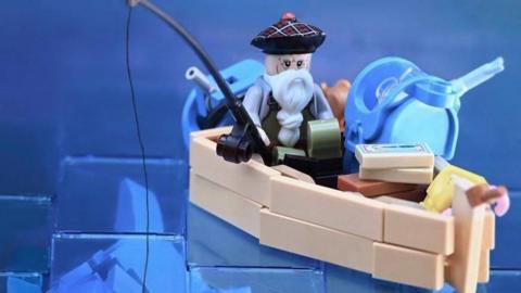 one of the lego creations