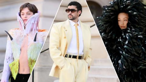 Emma Corrin, Bad Bunny, Gigi Hadid at Paris Haute Couture Week 2026