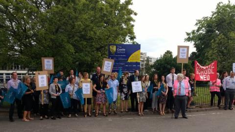 Castle school strike