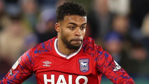 Darnell Furlong playing for Ipswich