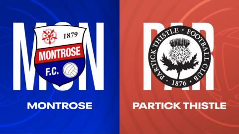 Montrose and Partick Thistle badges