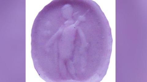 Wax impression of engraved intaglio