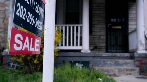 a for sale sign