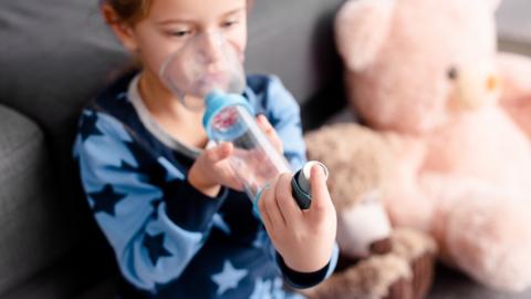 Child with asthma
