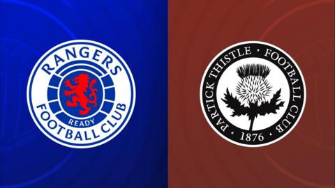 Rangers and Partick Thistle badges