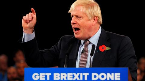 Boris Johnson at Birmingham rally